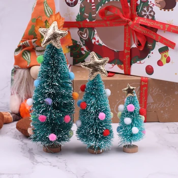 Dollhouse Minyatür Simülasyon Noel Ağacı Sedir Modeli Bebek seramik karo Aksesuarları Çocuklar Oyuncak Oyna Pretend DIY