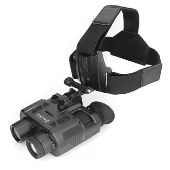 Dsoon Gece Görüş Dürbün Gözlük NV8000 Kızılötesi Dijital Kafa Dağı Dahili Pil Şarj Edilebilir Avcılık Kamp Ekipmanları