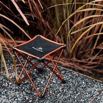 Dış mekan mobilyası Bahçe Kamp Piknik Doğa Yürüyüşü Balıkçılık Katlanır Kare Sandalye Taşınabilir Hafif Katlanabilir Rahatlatıcı Sandalye