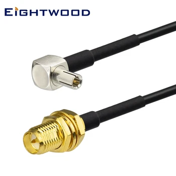 Eightwood 12 İnç TS9 SMA Dişi Harici Anten Adaptör Kablosu Pigtail için 4G / 5G Modemler Noktaları Yönlendiriciler Nighthawk M5 MR5100