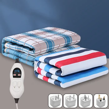 Elektrikli battaniye kalın ısıtıcı ısıtmalı battaniye yatak termostat elektrik ısıtmalı battaniye kış vücut ısıtıcı