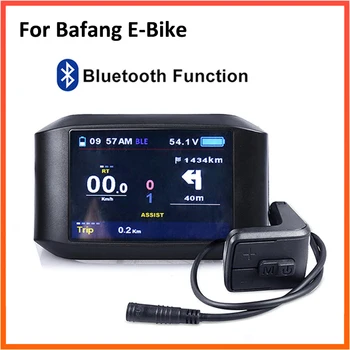 Elektrikli Bisiklet 750C Ekran BAFANG BBS BBS01 BBS02 BBS03 BBSHD Orta Sürücü Bisiklet Motoru Bluetooth Kablosuz Ekran Desteği IOS