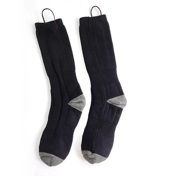 Elektrikli ısıtmalı Çorap USB Şarj Edilebilir Termal Çorap Çizme Ayak İsıtıcı Ayarlanabilir Sıcaklık Çorap Açık spor çorapları DIN889