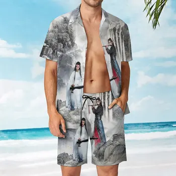 Erkek Plaj Takım Elbise Evcilleşmemiş 3 2 Parça Takım Elbise Vintage Alışveriş Komik