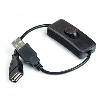 ESCAM 28cm USB kablosu ile AÇMA / KAPAMA Kablosu Uzatma Geçiş USB Lamba USB Fan Güç Kaynağı Hattı Dayanıklı sıcak satış Adaptörü