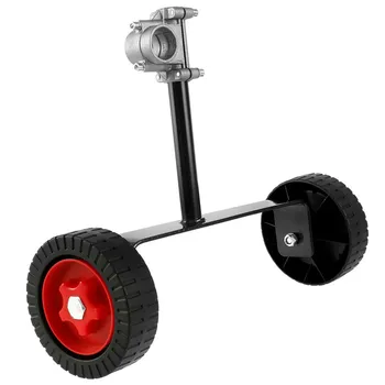 Evrensel ot biçme makinesi destek tekerlekleri Çim Yiyen Kesici Ayarlanabilir destek tekerlekleri Seti 4.8 İnç Çaplı Bahçe Düğün