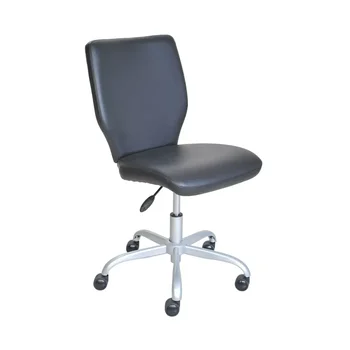 Eşleşen Renk Tekerlekleri ile ofis Koltuğu, Gri Suni Deri Kontrplak sandalye Sandalye pembe Metal sandalye Sandalye yemek masası için Ahşap c