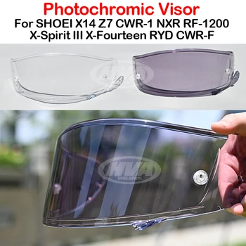 Fotokromik Kalkanı Visor Lensler SHOEI X14 X-14 Z7 NXR CWR1 CWR - 1 RF1200 RF-1200 Xspırıt3 X Ruhu III X On Dört RYD CWR-F