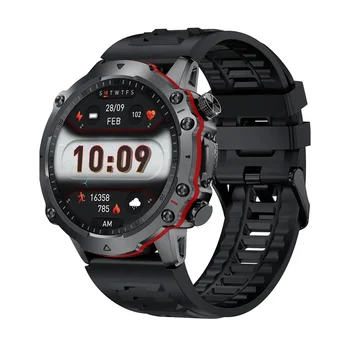 FW09 akıllı saat 1.43 inç Amoled Büyük Ekran BT Arama Kan Basıncı Kalp Hızı Erkekler Açık spor fitness takip chazı Smartwatch