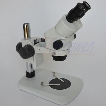 FYSCOPE 7X 45X 90X Masa Ayağı Standı Binoküler Stereo Mikroskop Öğrenciler Microscopio+144LED