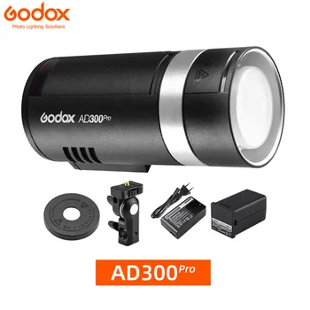 Godox AD300Pro Flaş Strobe Monolight 300Ws TTL Açık Şarj Edilebilir Lityum Pil 2.4 G 1/8000 HSS Canon Nikon Sony için Fuji