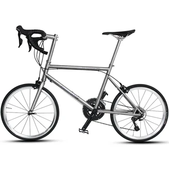 Gr9 Ti Yol Bisikleti Titanyum Mini Velo bisiklet iskeleti 451/20 inç