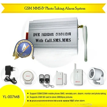 GSM DVR Alarm Sistemi ile SMS / MMS / çağrı fonksiyonu(YL-007M8)