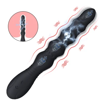 Güvenlik Elektrik Çarpması prostat masaj aleti Anal Boncuk Vibratör anal tıkacı Erotik Seks Oyuncak Yetişkin Mastürbasyon Erkekler Ve Kadınlar İçin