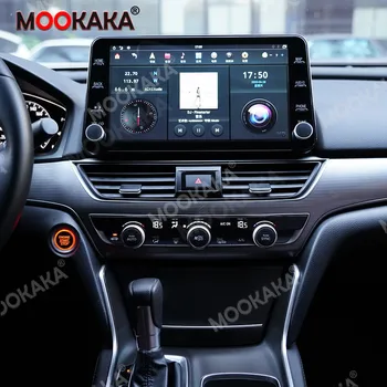 Honda Accord için 10 2018 2019 2020 Android Ses PX6 Araba Multimedya Oynatıcı Araba GPS Navigasyon 11.8 