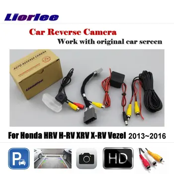 Honda için XR-V XRV 2013~2018 Araba Ters Dikiz Kamera Orijinal Ekran / HD CCD Yedekleme Park KAMERA