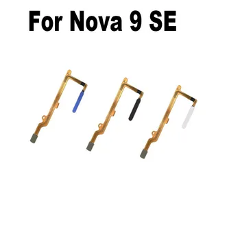 Huawei Nova için 9 SE 9Se Parmak İzi sensör esnek kablo Yan Parmak İzi Açık kapalı Güç Sensörü Okuyucu şerit kablo Değiştirme