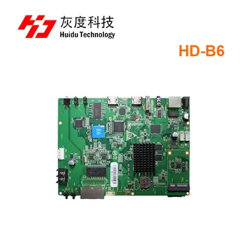 Huidu B6 HD-B6 Reklam Makinesi Özel Denetleyici 1.3 milyon piksel Desteği HD Ekleme Ekranı ve Wi-Fi Modülü