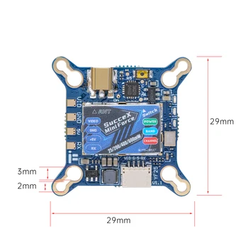 IFlight SucceX Mini Kuvvet 5.8 GHz 600mW VTX Ayarlanabilir MMCX Konnektörü ile Partfor Mini RC FPV Drone