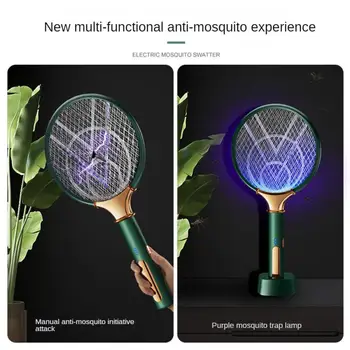 Iki-İn-One Sivrisinek Katili Elektrik Çarpması Sivrisinek Katili Şarj Edilebilir Fiziksel Elektrikli Sivrisinek Katili Lamba Yaz Sineklik