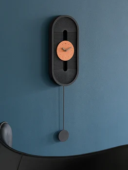 Iskandinav Lüks duvar saati Modern Tasarım sarkaçlı saat Sessiz İzle Yaratıcı Saatler Duvar Ev Dekor Oturma Odası Dekorasyon Hediye
