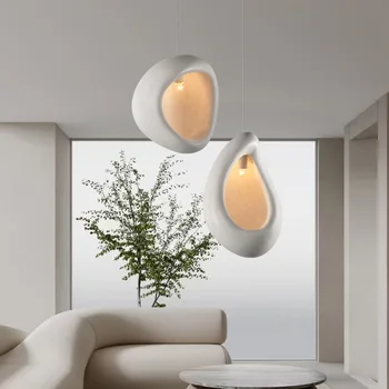 Iskandinav Minimalist Japon Tarzı LED Kolye lamba Tasarımcı Yeni Yaratıcı Restoran Yatak Odası Bar ev dekorasyon ışıklandırma Armatürleri