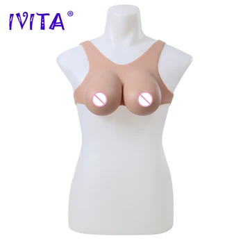 IVITA 100 % Silikon Meme Formları Protez Gerçekçi Sahte Göğüsler Artırıcı Crossdressing için Sürükle Kraliçe Transeksüel Transseksüel C Fincan