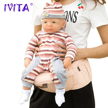 IVITA WG1511 54 cm 4.9 kg Yüksek Kalite Tam Vücut Silikon Reborn Bebekler Gerçekçi Kız Bebek Çocuk Oyuncakları Noel Hediyesi