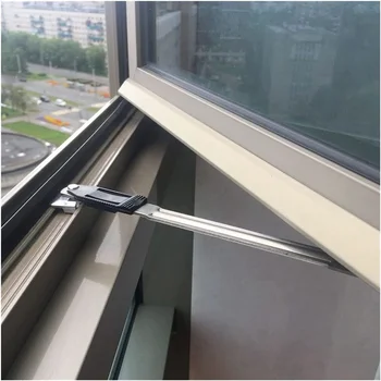 Içinde Ayarlanabilir Paslanmaz Çelik Alüminyum Pencere Sürgülü Rüzgar Destek Sınırlayıcı İki Bağlantı Açısı Denetleyici Pencere Rüzgar Desteği