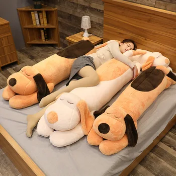 JOYLOVE Sevimli Yumuşak Uzun Köpek Yastık peluş oyuncaklar Dolması Duraklama Ofis şekerleme yastığı Yatak Uyku Yastık Ev Dekor Hediye Bebek Çocuklar İçin kız