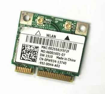 Kablosuz Ağ Kartı Dell DW1510 PW934 Yarım Mini PCI-E Broadcom BCM4322 BCM94322HM8L Dell 1535 1537 İçin E4200 E6400
