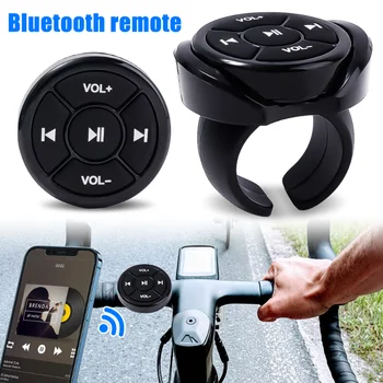 Kablosuz bluetooth Medya Düğme Uzaktan Kumanda Araba motosiklet bisiklet direksiyon MP3 Müzik Çalma IOS Android tablet telefon