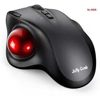 Kablosuz trackball fare şarj edilebilir 2.4 G Bluetooth ışık 2400DPI lazer fare ergonomik dizüstü tablet