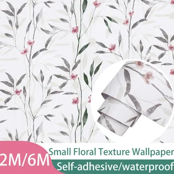 Kabuğu ve Sopa Çiçek Yaprak Duvar Kağıdı Duvar Vinil Kendinden Yapışkanlı duvar kağıdı Tasarım Duvarlar İçin Banyo Yatak Odası Yenileme Ev Dekor