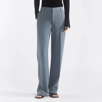 Kadın pantolonları Lüks Markalar Sadelik Düz Renk Stil Tasarım Pantolon Harajuku Iş Rahat Eğilim Bayanlar Sweatpants
