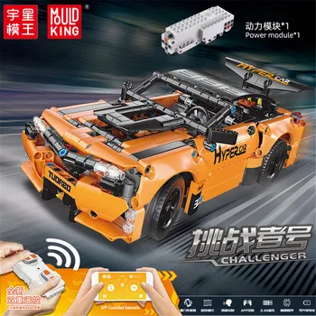 Kalıp Kral 15006 Yüksek teknoloji RC Drift Araba 545 adet App Kontrolü Motorlu Challenger Araba Yarışı Yapı Taşları MOC Tuğla erkek çocuk oyuncakları