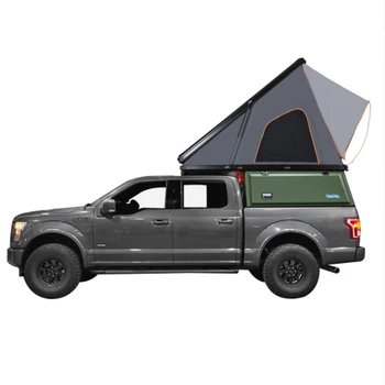 Kamp Alüminyum Çatı Çadır Araba Üçgen Sert kabuk Çatı Üst Çadır Açık Kamp Yürüyüş İçin Üst Çatı araba çadırı 4 Kişi
