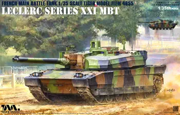 Kaplan Modeli 4655 1/35 FRANSIZ ANA MUHAREBE tankı LECLERC SERİSİ XXI MBT MODEL seti