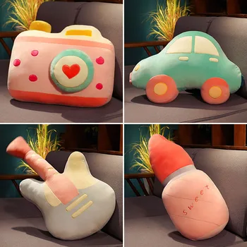 Karikatür Sevimli Dolması peluş oyuncaklar Yastık Yumuşak Bebek Yastık Çocuk Bebek Doğum Günü Hediyeleri Çocuklar için bebek oyuncakları mobilya dekorasyonu