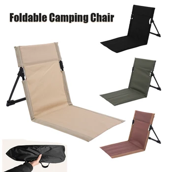 Katlanabilir kamp sandalyesi Açık Bahçe Tek tembel sandalye Arkalığı Yastık Piknik Malzemeleri Kamp katlanır sırtlı sandalye plaj sandalyeleri
