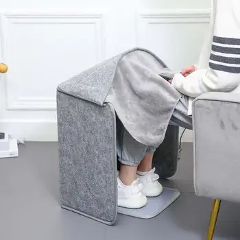 Katlanır Ofis Masası ısıtıcı 3D Sessiz Zamanlayıcı ile Otomatik Kapanma Kış Taşınabilir Bacak ayak ısıtıcı Masanın Altında Ofis Ev için