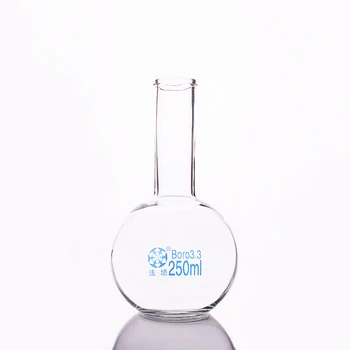 Kaynama şişesi düz tabanlı uzun dar boyunlu, Kapasite 250ml, Boynun Od'si yaklaşık 30 mm'dir, Normal ağızlı uzun boyunlu şişe