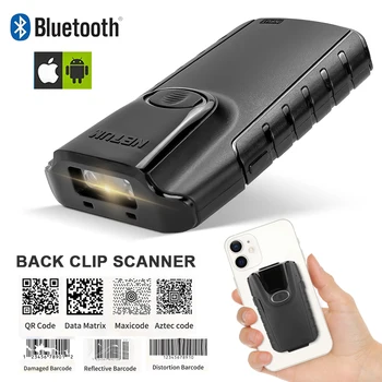 KEFAR Bluetooth 2D Telefonu Geri Klip Barkod Tarayıcı Veri Matris PDF417 QR Kodu ve CCD 1D Barkod Okuyucu akıllı telefon tablet