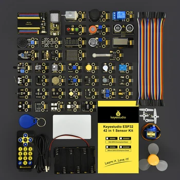 Keyestudio Dıy Elektronik 42 in 1 Sensör Kiti İle ESP32 kurulu Başlangıç Kiti
