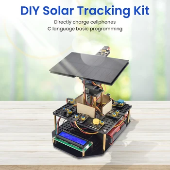 Keyestudio güneş PANELI Takip Kiti Arduino UNO Kiti İçin İzci Sistemi Elektronik Kiti Programlama DIY Oyuncaklar