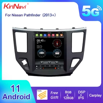 KiriNavi Dikey Ekran Tesla Tarzı Android 11 Araba Radyo Nissan Pathfinder 2012-2020 İçin araç DVD oynatıcı Multimedya GPS Navigasyon 4G
