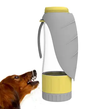Köpek Su Şişesi Taşınabilir 300ml Köpek Su Şişesi yürüyüş batonu Seyahat Sızdırmaz Dağıtıcı Kedi Tavşan Köpek