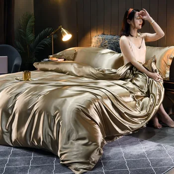 Kül geçirmez çarşaf yatak örtüsü toz geçirmez yatak çarşafı rahat basit moda düz renk rahat kapsamlı ışık
