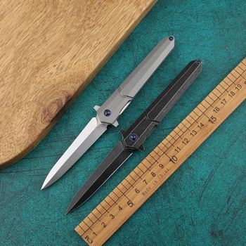 Küçük excalibur katlanır bıçak M390 bıçak TC4 titanyum alaşım kolu pratik survival açık kamp avcılık meyve bıçağı EDC