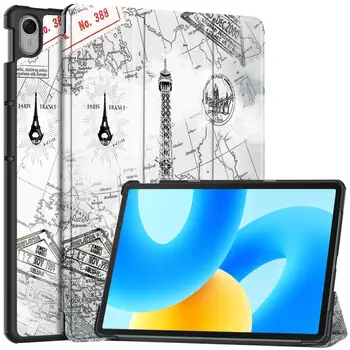 Kılıf İçin Huawei MatePad 11.5 MatePad Hava MatePad 11 Onur X8Pro V8 Pad X9 Deri kapak Koruma Standı Tablet Kapak Fonksiyonu